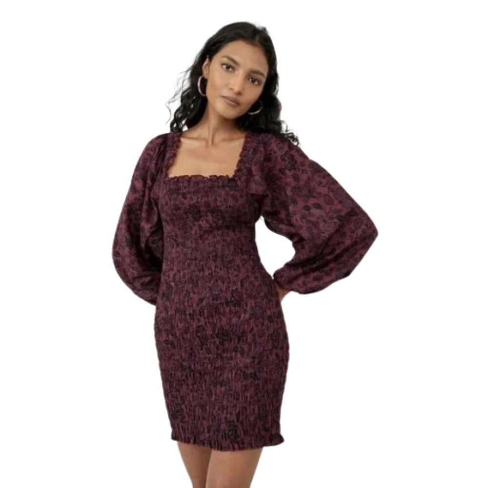 Free People Smock It To Me Mini Dress